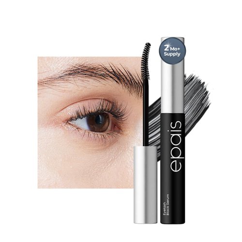 EPAIS Eyelash Black Tinted Serum, Jumbo Size 15ml/0.5fl.oz - Safe & Gentle Lashes Care Infused Black Mascara for Longer, Thicker, Peptides, Biotin, Non-Prostaglandin, Paraben-Free