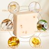 XMXueMei 3PCS Rice Water Shampoo Bar,Cleansing Gentle Solid Bar Shampoo for Face and Body,Moisturizing Handmade Hair Shampoo Soap