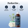Sulfate Free Hard Water Shampoo - Deep Clarifying Shampoo for Build Up of Product and Minerals with Five Cleansing Mint Essential Oils for Replenishing Hydration and Hair Shine - Vegan & Cruelty Free