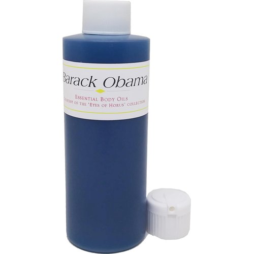TCEShop Barack Obama For Men Scented Body Oil Fragrance [Flip Cap - Blue - 4 oz.] - ID#137906
