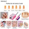 Electric Nail Drill Mpnetdeal Nail Drill Machine Nail File e File Drill Set Kit for Acrylic Nails Gel Nail Glazing Nail Drill Nail Art Polisher Sets Glazing Nail Drill Grinder Manicure Pedicure(Pink)