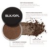 BLK/OPL TRUE COLOR Soft Velvet Finishing Powder, Dark — hypoallergenic, paraben-free, and cruelty-free