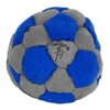 DIRTBAG 32 Panel Footbag Hacky Sack, Flying Clipper Original Design, Sand Filled, Premium Quality, Machine Washable - Grey/Blue.