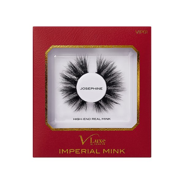 VLuxe False Lashes, Imperial Mink High-End Eyelashes, Handcrafted Dramatic Natural Lashes, Wispy Fluffy Volume Extension Eyelashes (JOSEPHINE)