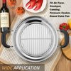 P&P CHEF Cooking Rack Round, 9-Inch Stainless Steel Round Rack for Cooking Cooling Steaming Baking, Fit Air Fryer Pot Pressure Cooker, 2 PACK -Oven & Dishwasher Safe