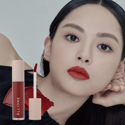 Allione Mellow Velvet Tint Moisturizing Smooth Soft Matte Liquid Lipstick Longwear Lightweight Weightless High Pigment Ink, She's Loaded