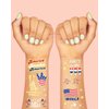 xo, Fetti Fourth of July Decorations Tattoos - 34 styles | Red White and Blue Party Supplies, 4th of July, USA Flag, Memorial Day, Independence Day, Labor Day