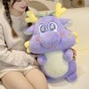 10 Inch Chinese Dragon Stuffed Animals Chinese Dragon Plush Toys Pillow Anime Chinese Dragon Plushie Hugging Pillow Chinese Dragon Doll Gift for Kids and Lovers (Purple)