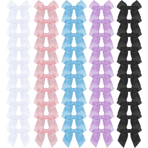 50PCS Mini Hair Bows Clips Bows Hair Clips Mini Bows Hair Ribbon for Women,Sweet Bow Hair Clips f...