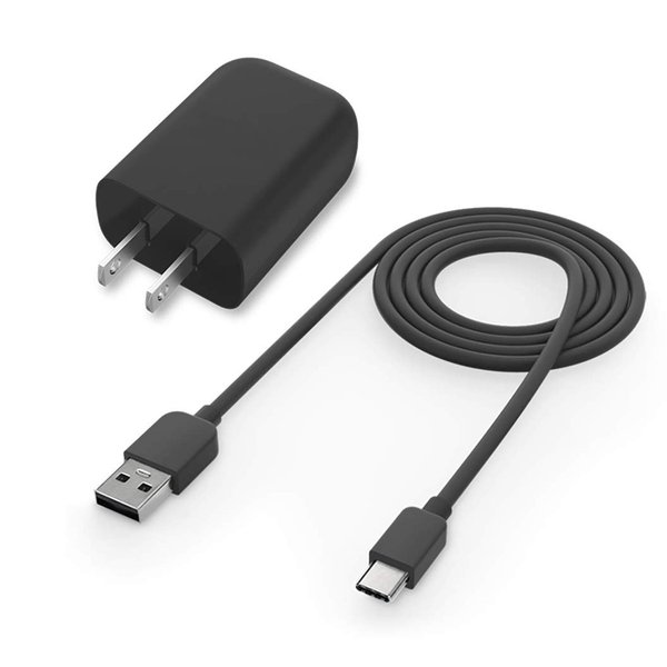 Quick Charging 3.0 KIT Compatible with Coolpad Legacy 5G Wall Charger + USB Type-C Data Cable 18W. (Black)