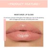 MAEPEOR Moisturizing Lipgloss Set 6PCS Smooth Hydrating Lip Gloss Neutral Nude Nourishing Glossy Lipgloss for Women and Girls (Moisturizing, 6PCS Set B)