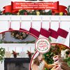 Christmas Stocking Holders for Mantle,6 Pack Adjustable Stocking Holder Non-Skid Stocking Hangers Lightweight Stocking Hooks for Fireplace,Mantel Stocking Holders Clip for Xmas Home Party Decoration