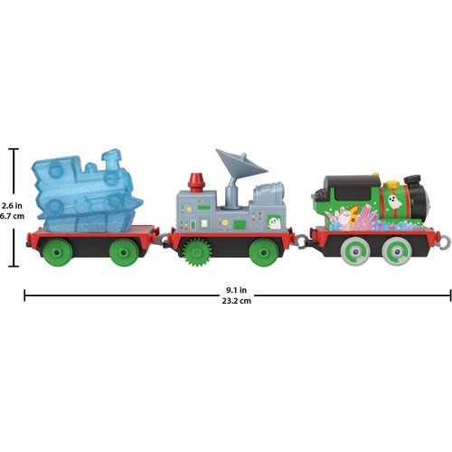 Fisher-Price Thomas & Friends Old Mine Percy die-cast push-along toy train engine for preschool kids ages 3 years and older