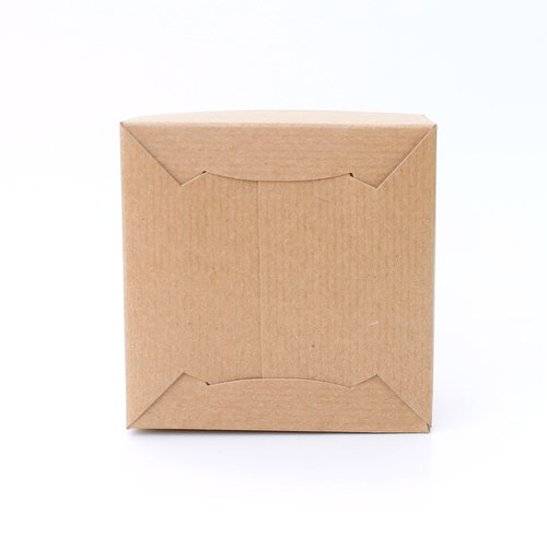 AwePackage 12 Count of Pinstripe Kraft Gift Box - 4x4x2