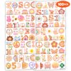 100 PCS Five Is A Vibe Temporary Tattoos Themed 5th Birthday Party Decorations Favors Supplies Décor Groovy Retro Boho Rainbow Hippie Tattoo Stickers Gifts For Game Boys Girls Classroom School Prizes