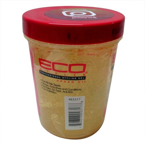 ECOCO EcoStyler Styling Gel, Moroccan Argan Oil, 32 oz (Pack of 8)