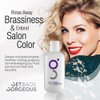 Purple Conditioner for Blonde Hair by GBG – 3min Mirror Shine Daily Restoration Mask Transforms Brassy, Yellow Dinge in Highlighted, Grey or Blonde Hair – MIT & Paraben Free Blue Hair Mask Toner 8oz