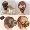 Caliee Hair Bun Maker Set - 6 PCS French Twist Accessories for Long, Curly, Straight, Thick or Thin Hair Styles