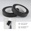 Lichamp 2 Pack Black Painters Tape 1 inch, Black Masking Tape 1 inch x 55 Yards x 2 Rolls (110 Total Yards)
