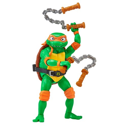 Teenage Mutant Ninja Turtles: Mutant Mayhem 4.25” Michelangelo Basic Action Figure by Playmates Toys