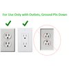 Sleek Socket - No Shock Child Protector, Outlet & Plug Concealer with Protective Cord Clips, 3 Outlet Power Strip, 8-Ft Cord, Universal Size (Safeguards from Chewing Dangerous Cords)