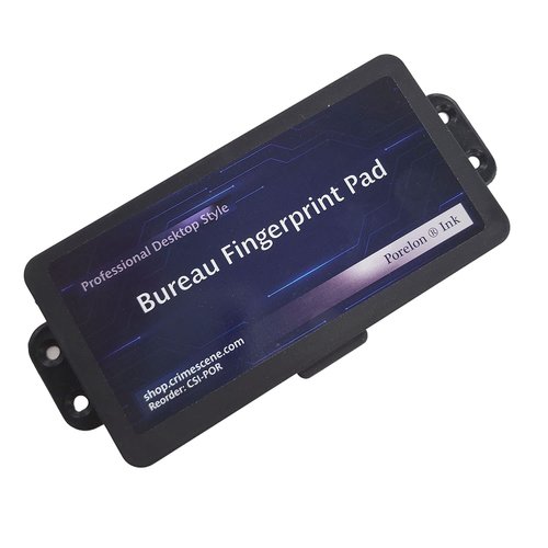 Bureau Fingerprint Ink Pad, XL Size, 5.25 x 2.75 inches