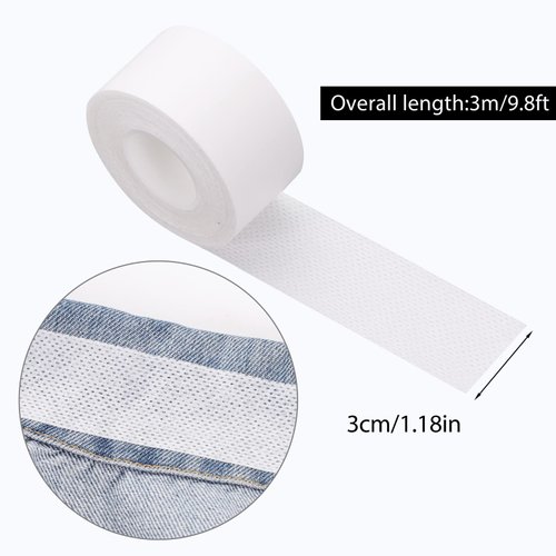 2 Roll Disposable Collar Protector Sweat Pads, Self-adhesive Shirt Collar Protector Comfortable Collar Sweat Pads Shirt Neck Liner Invisible Protector Hat Sweat Liner Against Sweat Stains (white)