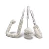 Glassware Cleaning Brush Kit Pack of 3, Sommeliers Washing Kit, Non-Scratch Cleaning Brush for Wineglass, Bottles, Dish, Essential Glass Cleaner Brush for Restaurants and Bars by The FryOilSaver Co.