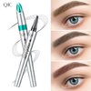 Eyebrow Pencil Eyebrow Microblading Pen - Eye Makeup Eyebrow Pen Micro 4 Point Brow Pen Lift & Snatch Eyebrow Microblading Pen Long-Lasting Waterproof Natural Eyebrow Hair (05 Grey)