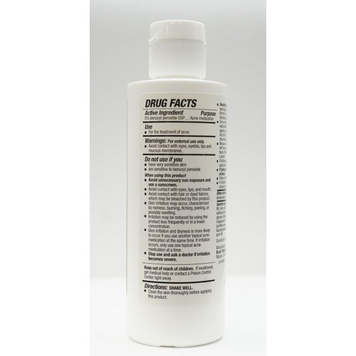 BurelPharma Benzoyl Peroxide Topical Face Wash 5% Acne Medication 5oz, 1 Count (Pack of 1)