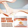 SPA REDI – Sugar Body Scrub, Mandarin, 16 Oz, Exfoliating, Moisturizing, Hydrating and Nourishing, Glow, Polish, Smooth and Fresh Skin - Body Exfoliator