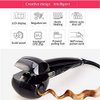 Automatic Ceramic Curler Machine Universal Voltage Temperature Adjustable, Professional Hair Curler Auto Rotating Curl Ceramic Machine (Black)
