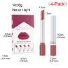 BINGBRUSH 4Pcs Color Changing Lipstick,Smoke Pipe PH Mood Long Lasting Labiales Lip Care Moisturizer Lip Balm Korean Magic Lip Gloss Tinted Stain Makeup Set for Women