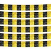 6 Pack 10 Feet Black Gold Foil Fringe Garland Metallic Tinsel Streamers Banner Wall Hanging Curtain Backdrop Banner for Parade Floats, Thanksgiving, Christmas, Birthday, Halloween Party Decorations