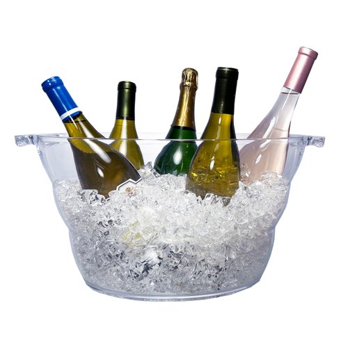 Prodyne Acrylic Wine Party Tub, Clear