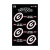 Rico Industries NCAA Georgia Bulldogs Peel & Stick Temporary Tattoos - Eye Black - Game Day Approved!