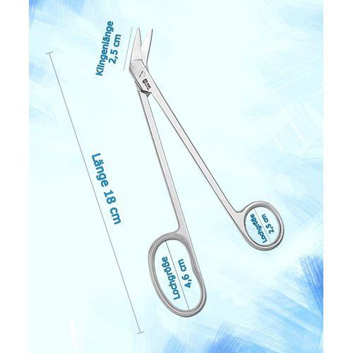 SMI 18 cm Long Handle Toenail Scissors for Seniors Podiatrist Nail Clippers for Disabled Thick & Ingrown Nails Stainless Steel Nail Scissors Nail Cutters