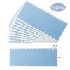120 Pieces Hair Extension Tape Tabs Double Sided Replacement Tape Adhesive Hair Extension Tapes for Hair Extensions Wigs Supplies (Blue)