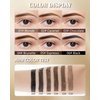 Waterproof Tinted Brow Gel, Blonde Tinted Thickening Brow Mascara, Brow Fast Sculpt, Long Lasting Transfer-Proof, Eyebrow Gel Tint with Brow Brush & Razor, Fill in Eyebrows and Cover Gray Hair-B01#