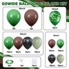 Camouflage Balloon Arch Kit,Camo Drak Green Avocado Green Black Balloons for Boys Kids Soldier Birthday Hunting Party Camping Jungle Safari Theme Baby Shower Party Decorations