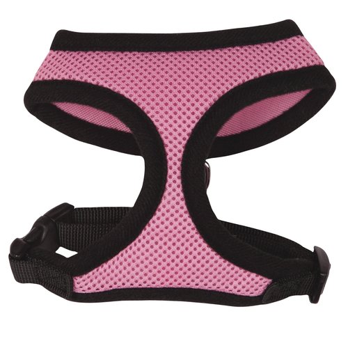 Casual Canine Pastel Mesh Dog Harness, Medium, Pink