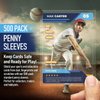 Standard Card Sleeves 500pk | Penny Sleeves. Baseball Card Sleeves. Soft Trading Card Sleeve. Penny Sleeves for Trading Cards. Plastic Card Sleeves. Ultra Clear Card Sleeves. Pro Sports Card Sleeves.