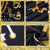 80s 90s Hip Hop Birthday Party Decorations Glitter Rap Theme Birthday Banner Go Shawty It's Your Birthday Sign Backdrop Funny Gold Chain Birthday Photo Booth for Women Men Birthday Party Supplies