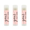 Andaz Press Personalized Blush Pink Rose Elegant Party Collection, Lip Balm, Your Text Here, 12-Pack, Custom Party Favors Decor