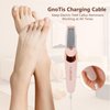 2 Pcs 5 FT Replacement Charger Cable for Flawless Pedi, Compatible with Finishing Touch Flawless Electric Foot Callus Remover, USB to DC Barrel Charging Cord for Flawless Pedicure Tool Pedicure Wand