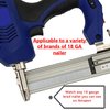 SimCos 18 Gauge Brad Nails 4 Sizes (2",1-1/2",1-1/4",3/4") Galvanized 18 GA Nail Gun Nails Assorted and Small Finishing Nails for Pneumatic, Electric Brad Nailer (Assembly 1000)