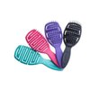 Dompel Hair Brush Maya, antistatic brush, special design, prevents frizz, lightweight, Brush for Afro American/African Hair. 4 Pcs (green, pink, purple, black)