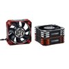 urpass Rocket 50mm Metal Motor Cooling Fan 10000RPM Preventing Heat Fan for 1/5th Scale RC Car Brushless Motor ESC RED