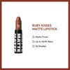 Ruby Kisses Lipstick, Matte Finish, Long-Lasting, Highly Pigmented, Smooth Apply, Full Coverage Lip Color Makeup (Dolce RK)