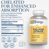 Solaray Calcium Magnesium Citrate 2:1 Ratio - Calcium Supplements for Women and Men w/Magnesium and Vitamin D 2 - Bone Health, Muscle and Nerve Support - Vegan, 60-Day Guarantee, 30 Serv, 180 VegCaps